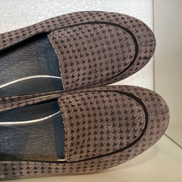 Dansko Houndstooth Loafers Womens Comfort Wedge Slip On Work Casual Shoes Preppy - Picture 8 of 14